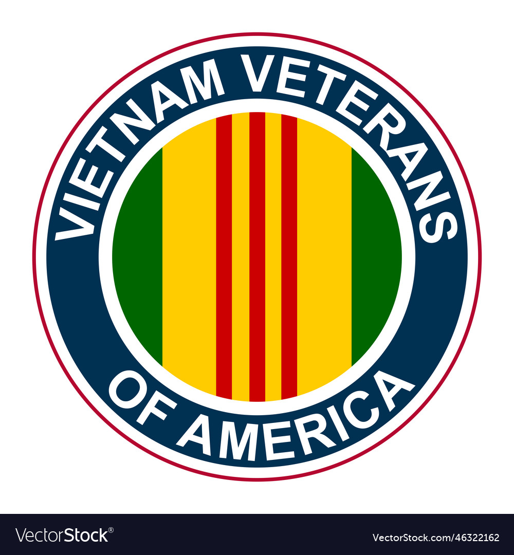 Symbol of the vietnam veterans of america vietnam Vector Image