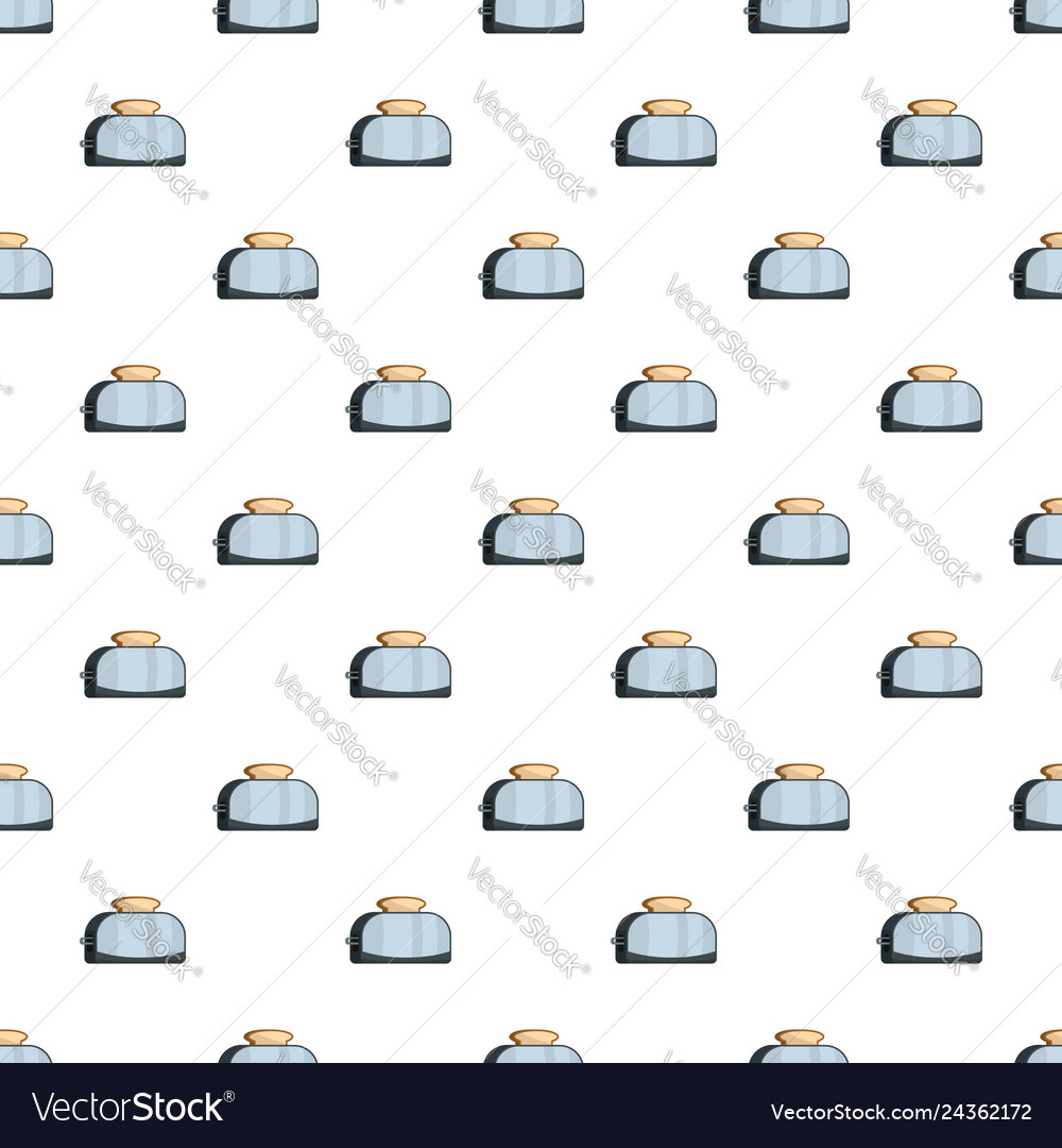 Metal toaster pattern seamless Royalty Free Vector Image