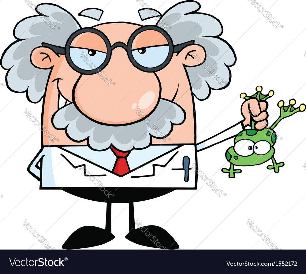 Scientist cartoon Royalty Free Vector Image - VectorStock