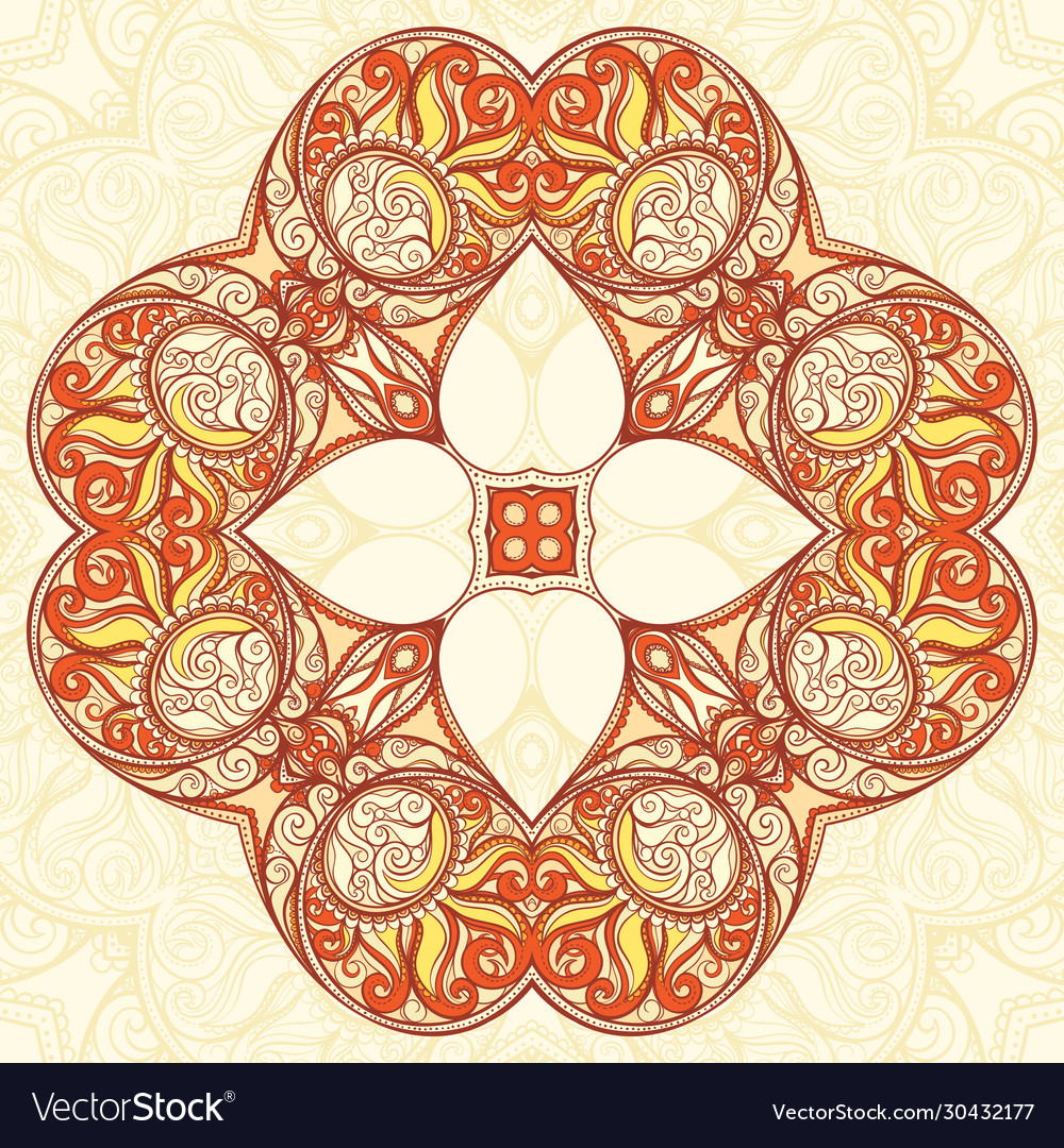 Orange leafes Royalty Free Vector Image - VectorStock