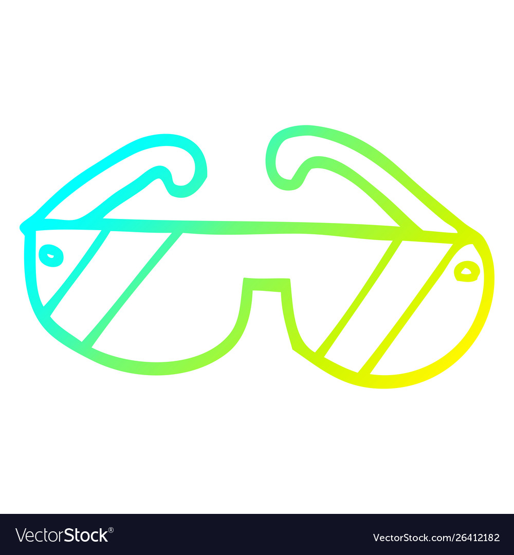 safety goggles drawing