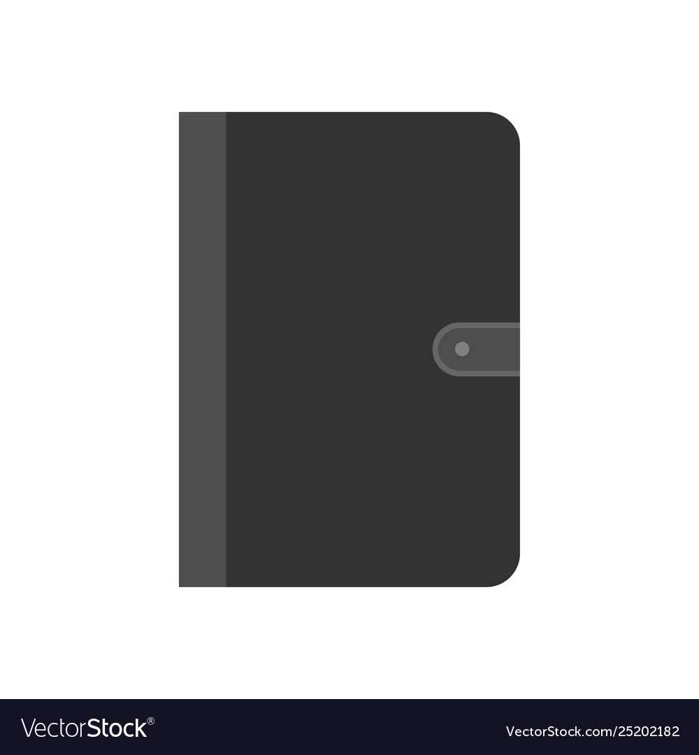 Notebook concept paper education document icon Vector Image