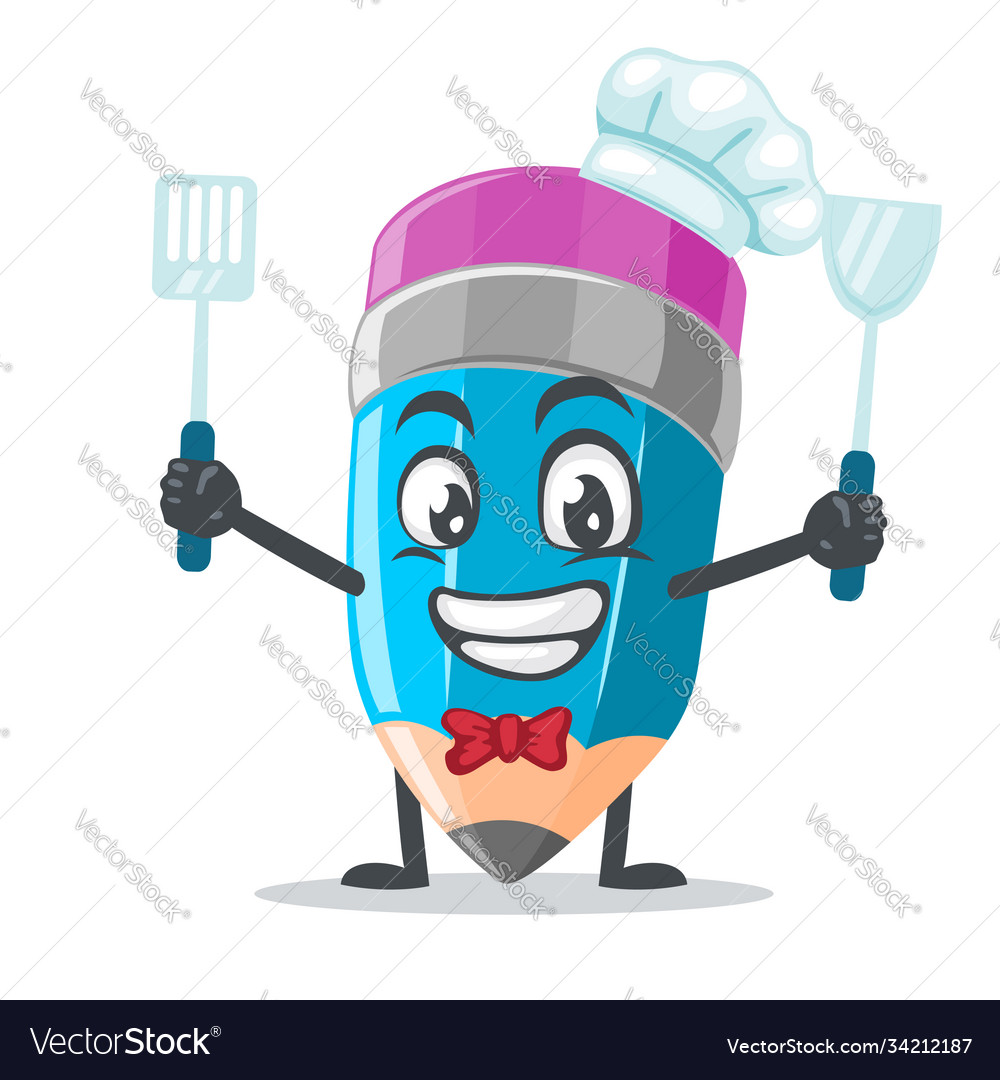 Mascot Or Pencil Character Royalty Free Vector Image Mascot Or Pencil Character Royalty Free Vector Image