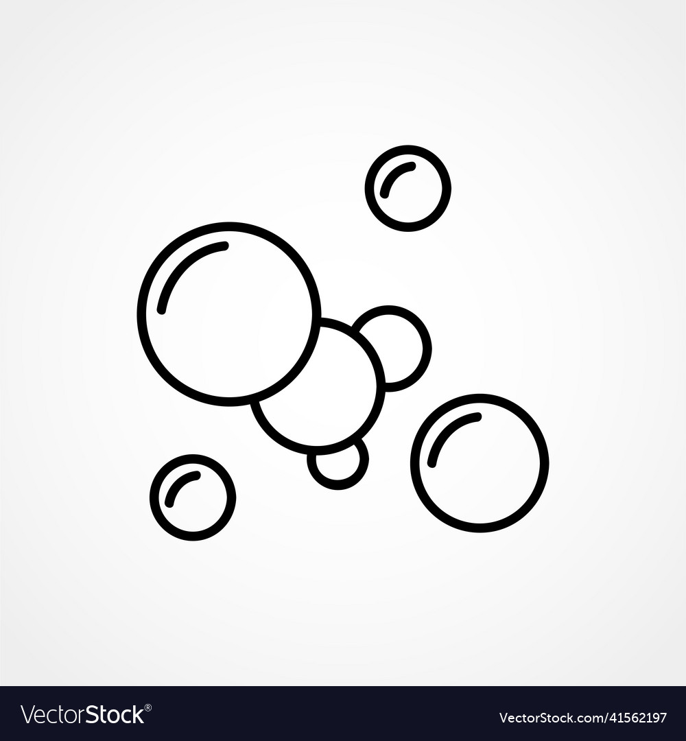 Bubble Line Icon Royalty Free Vector Image Vectorstock