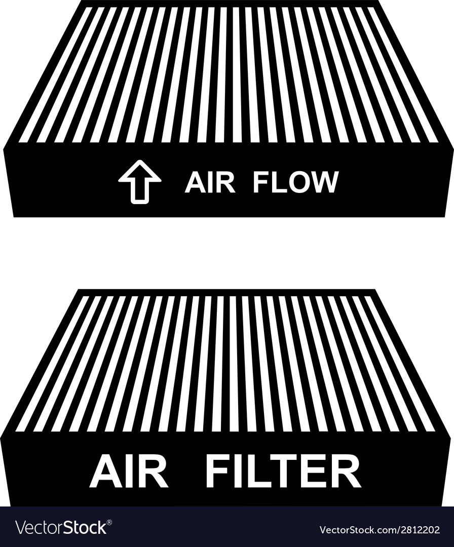 Воздушный фильтр пиктограмма
