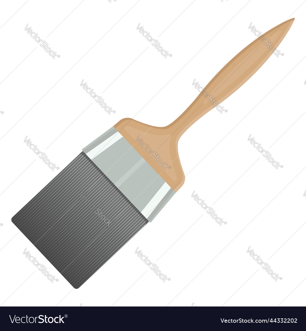 Painting brush on a white background Royalty Free Vector