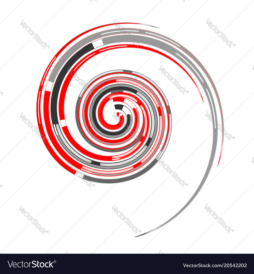 Spiral design element Royalty Free Vector Image