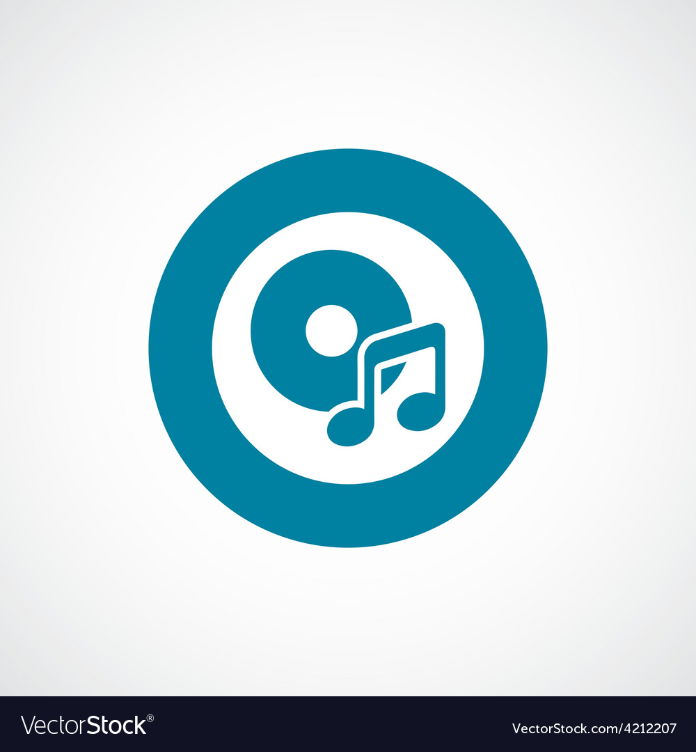 Blue Circle Logo With White