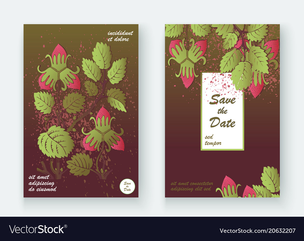 Strawberry pattern design templates product hand Vector Image Strawberry pattern design templates product hand Vector Image