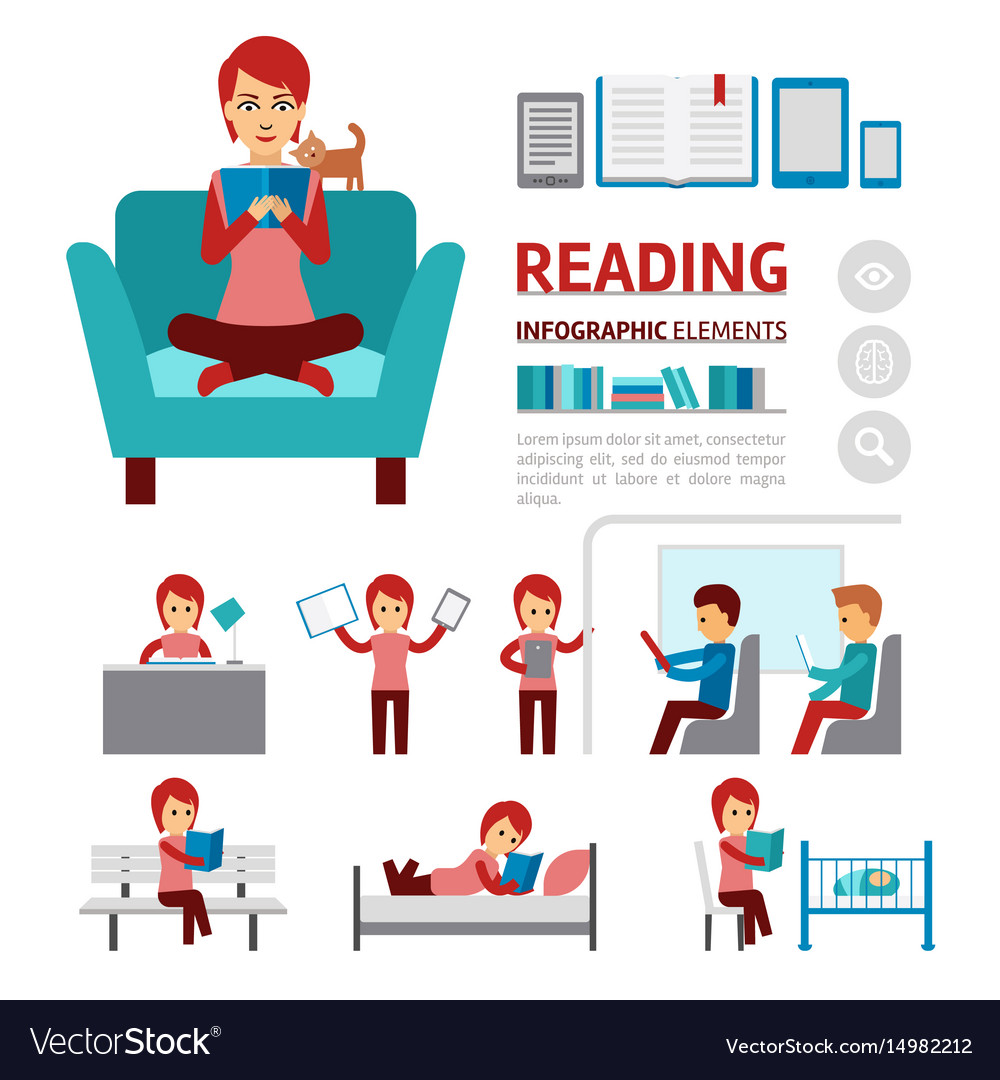 benefits-of-reading-books-infographic-elements-vector-image