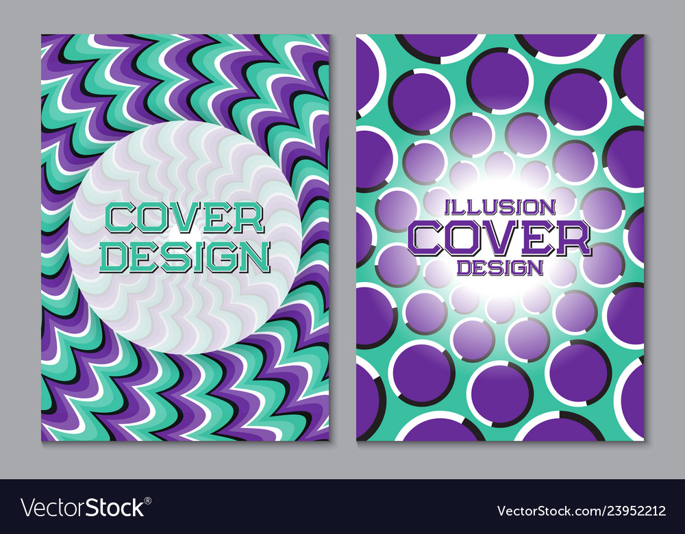 Blue green color scheme book cover design Vector Image