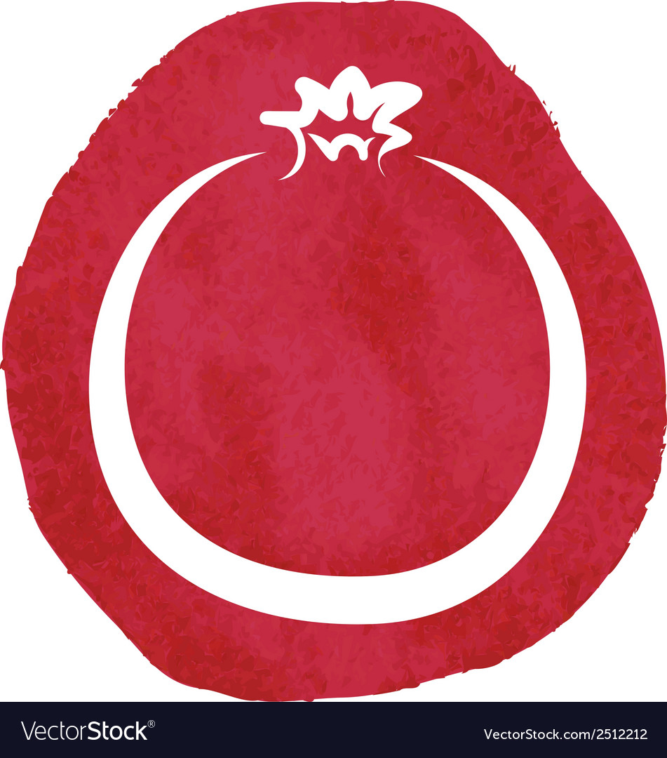 Red pomegranate