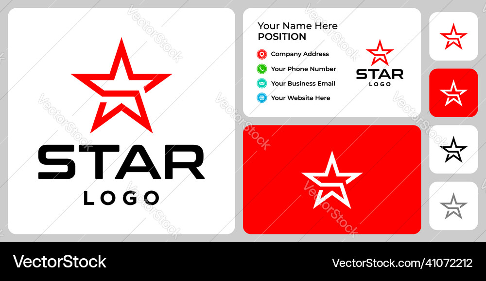 Star logo Royalty Free Vector Image - VectorStock