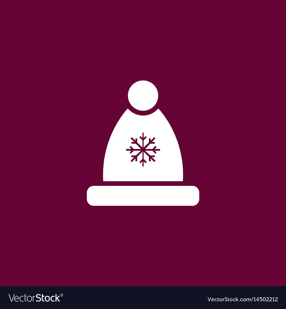 Download Winter hat icon simple Royalty Free Vector Image