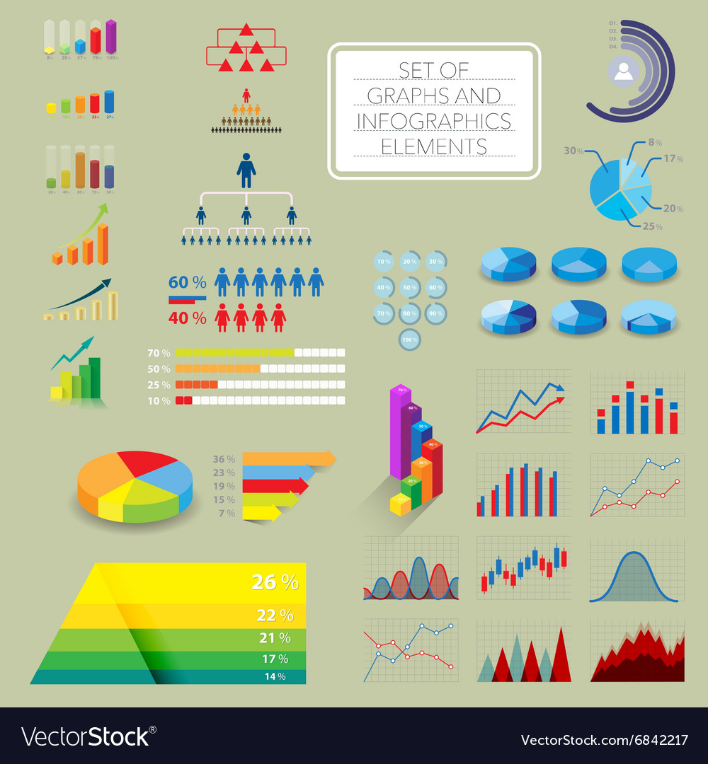 Infographics charts Royalty Free Vector Image - VectorStock