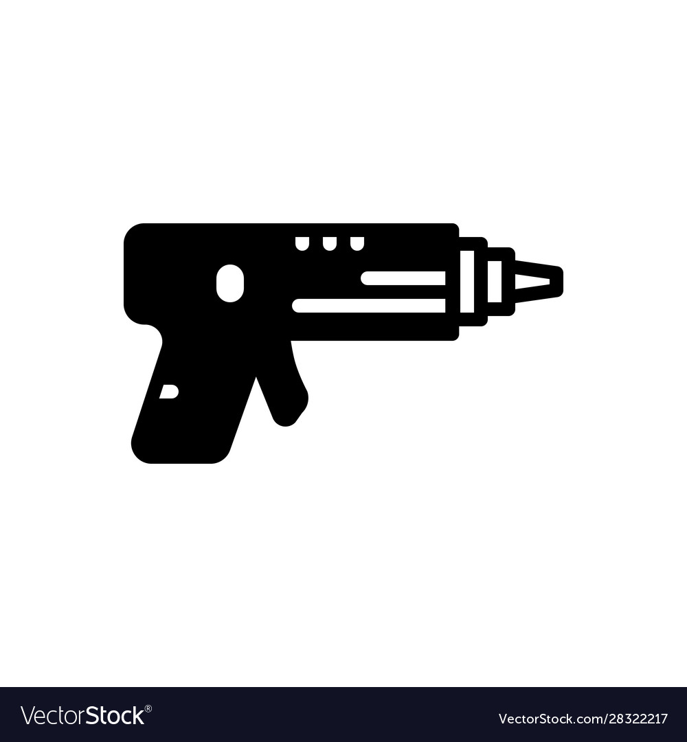 Laser tag gun game icon Royalty Free Vector Image