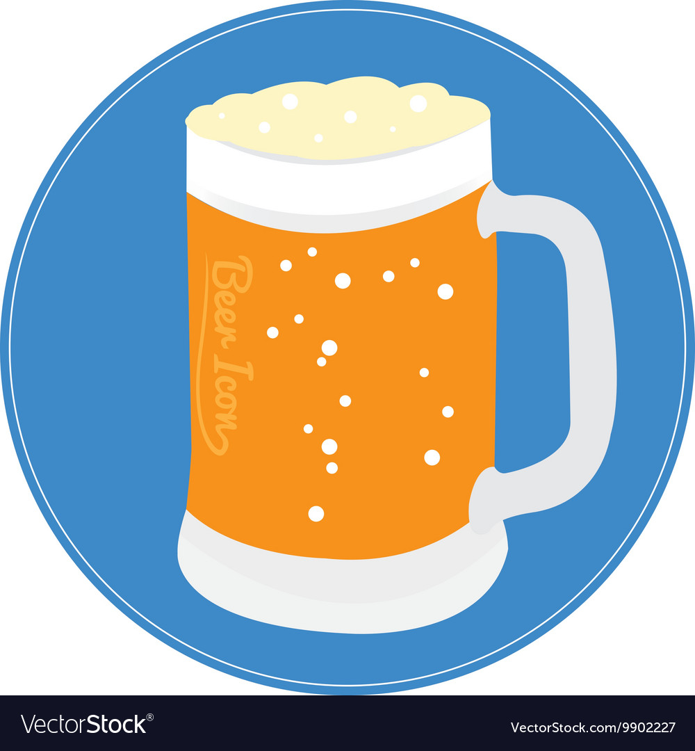 Isolated Beer Royalty Free Vector Image Vectorstock