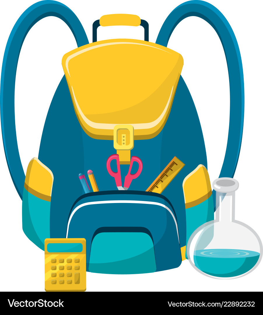 Back to school tools Royalty Free Vector Image