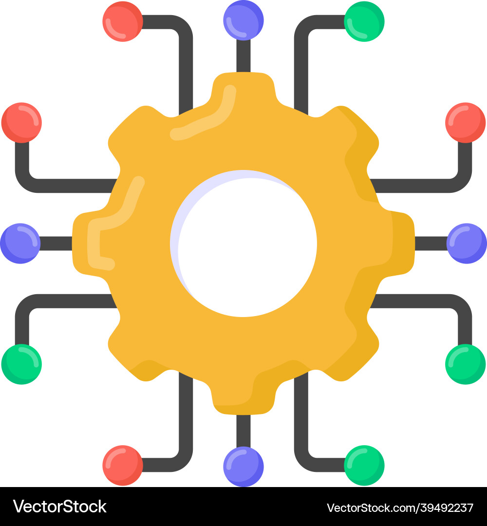 Ai processor Royalty Free Vector Image - VectorStock