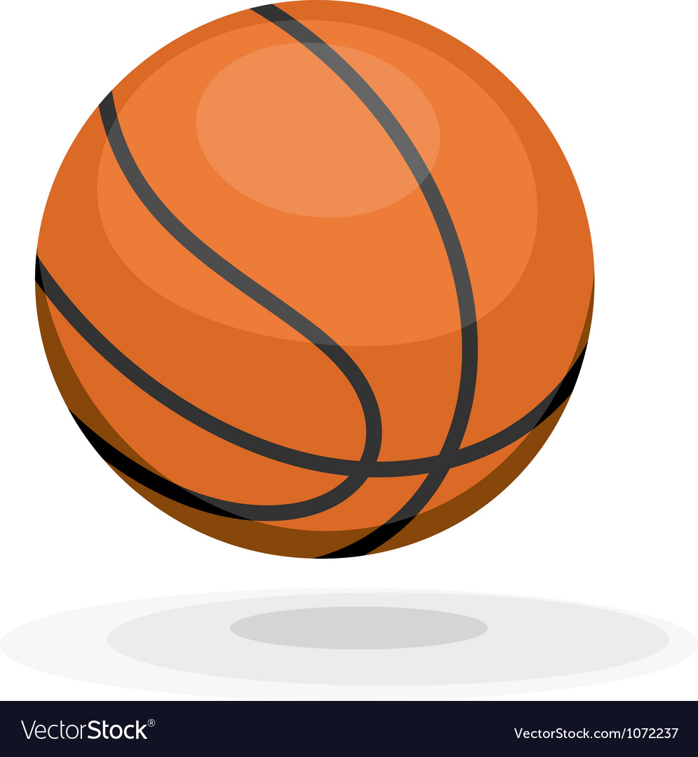 Cartoon basketball ips10 Royalty Free Vector Image