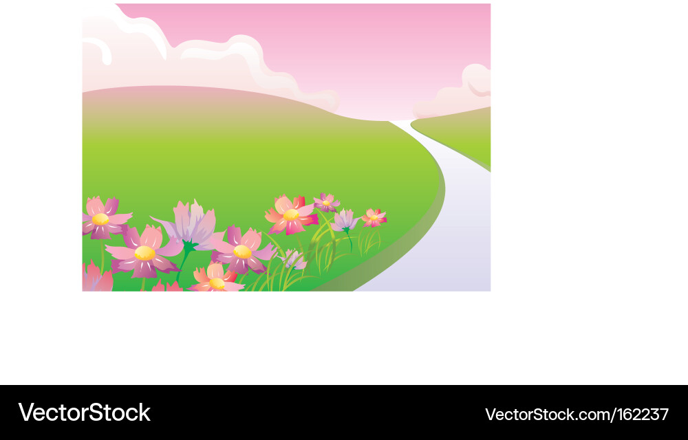 Fantasy landscape Royalty Free Vector Image - VectorStock