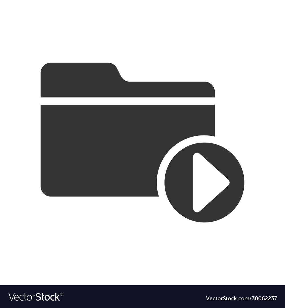 Video Folder Icon Royalty Free Vector Image VectorStock video-folder-icon-royalty-free-vector-image-vectorstock