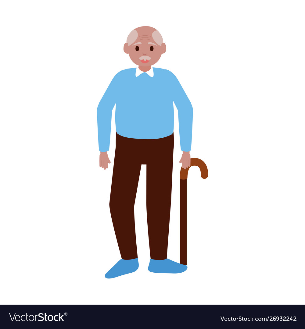 Grandfather cartoon design Royalty Free Vector Image Grandfather cartoon design Royalty Free Vector Image