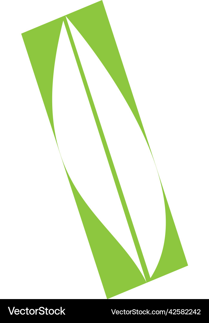 Leaf logo Royalty Free Vector Image - VectorStock