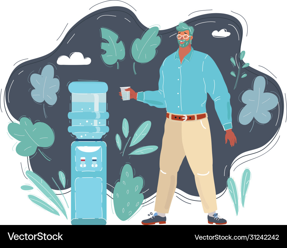 Man getting a cold Royalty Free Vector Image - VectorStock