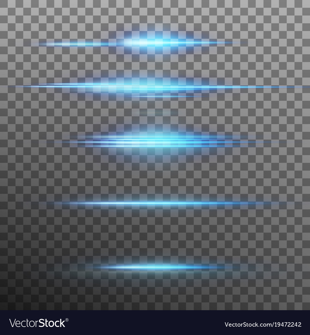 Special light effect flare lighting isolated Vector Image