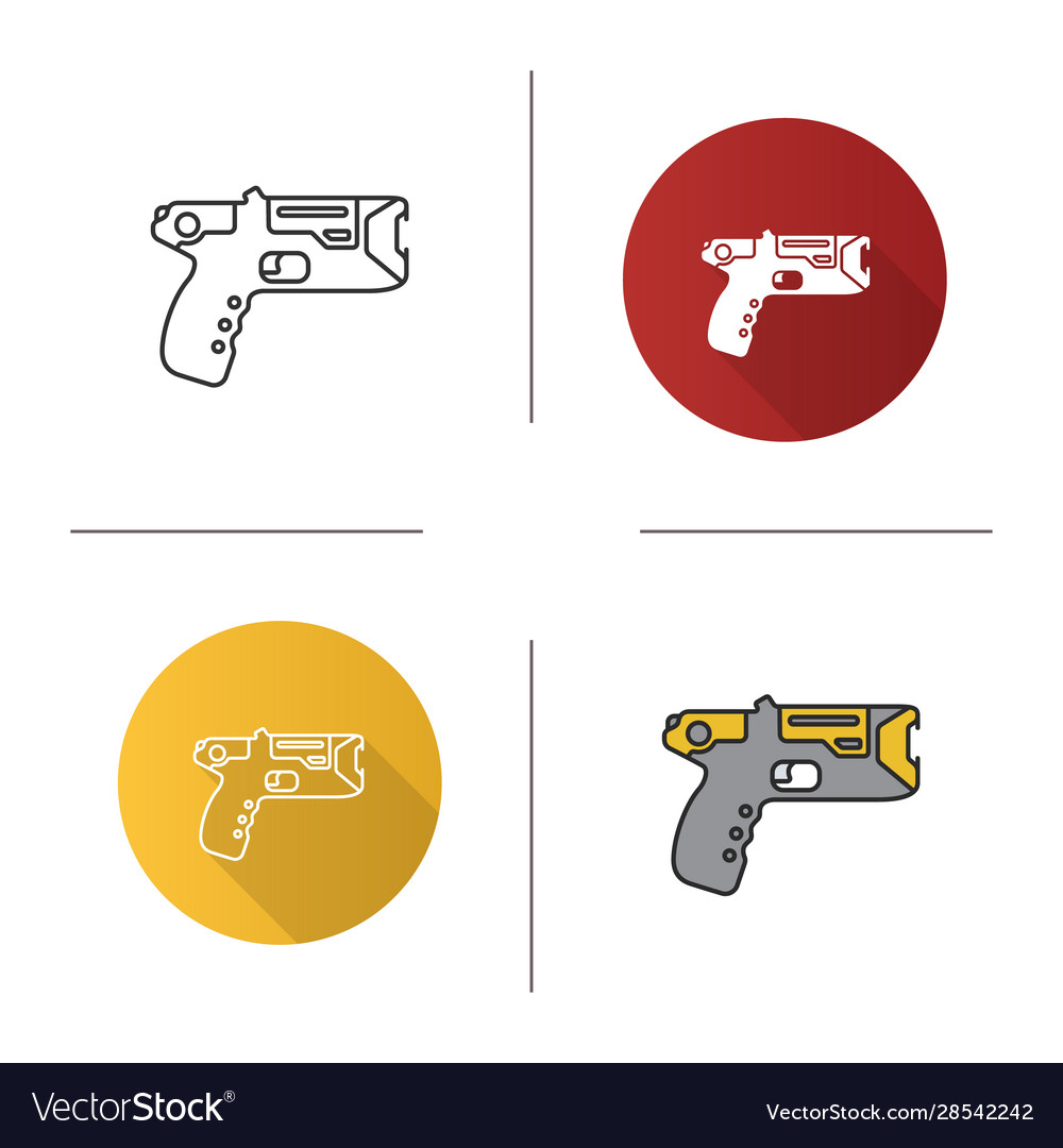 Taser icon Royalty Free Vector Image - VectorStock