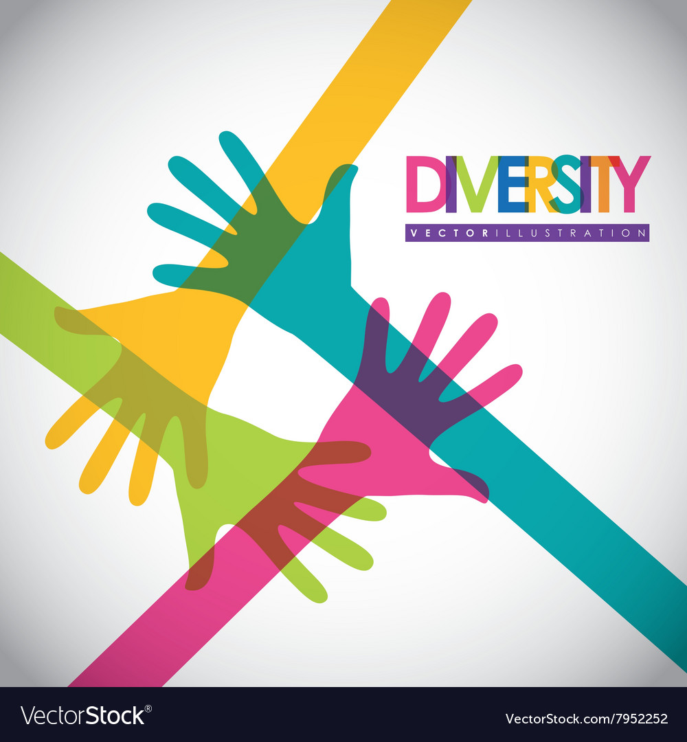 Diversity icon design Royalty Free Vector Image