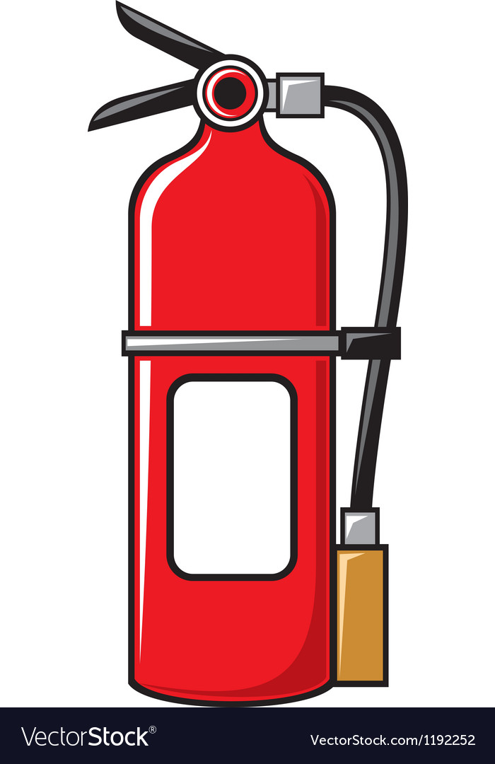 fire extinguisher vector