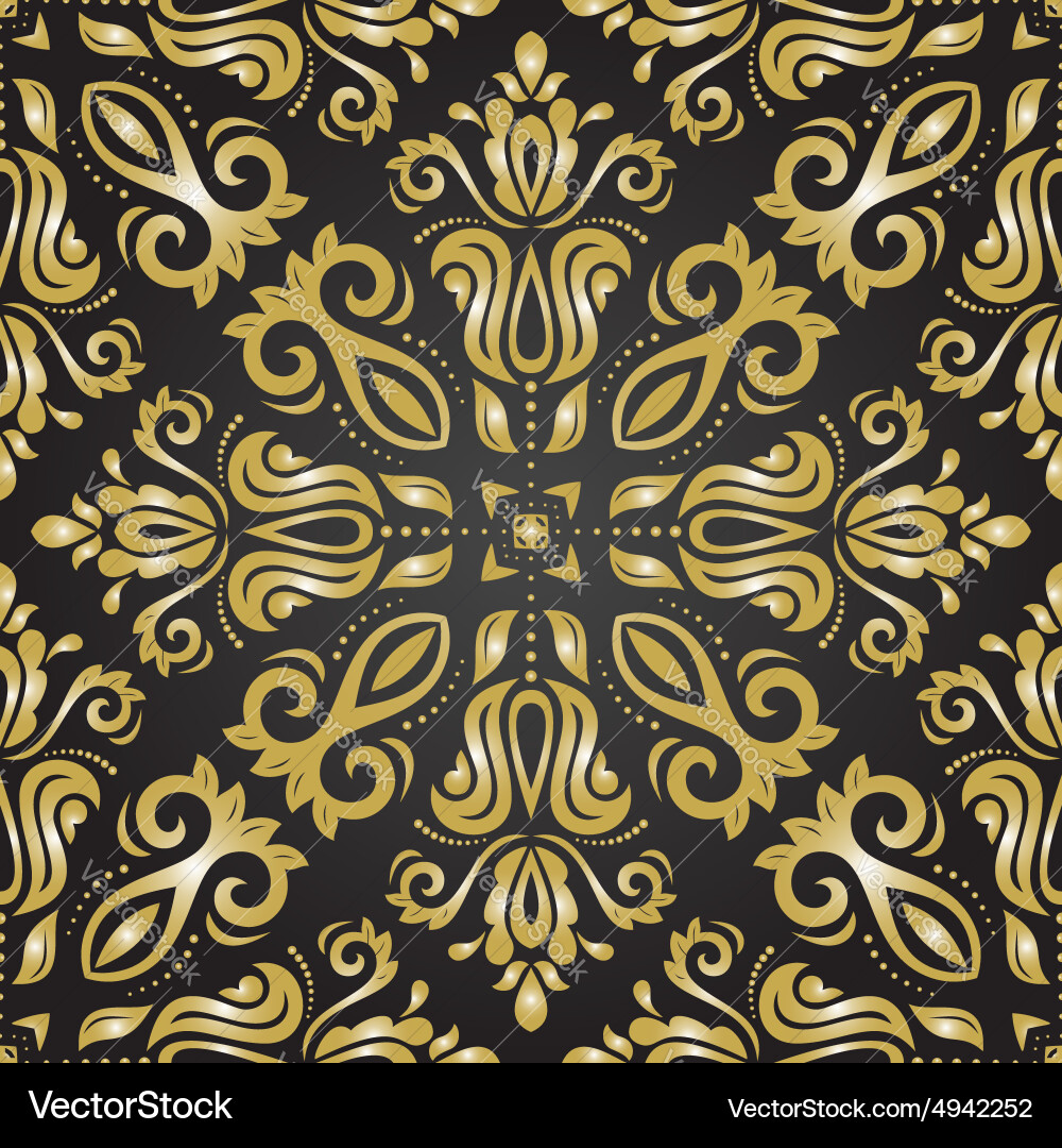 Seamless orient background Royalty Free Vector Image