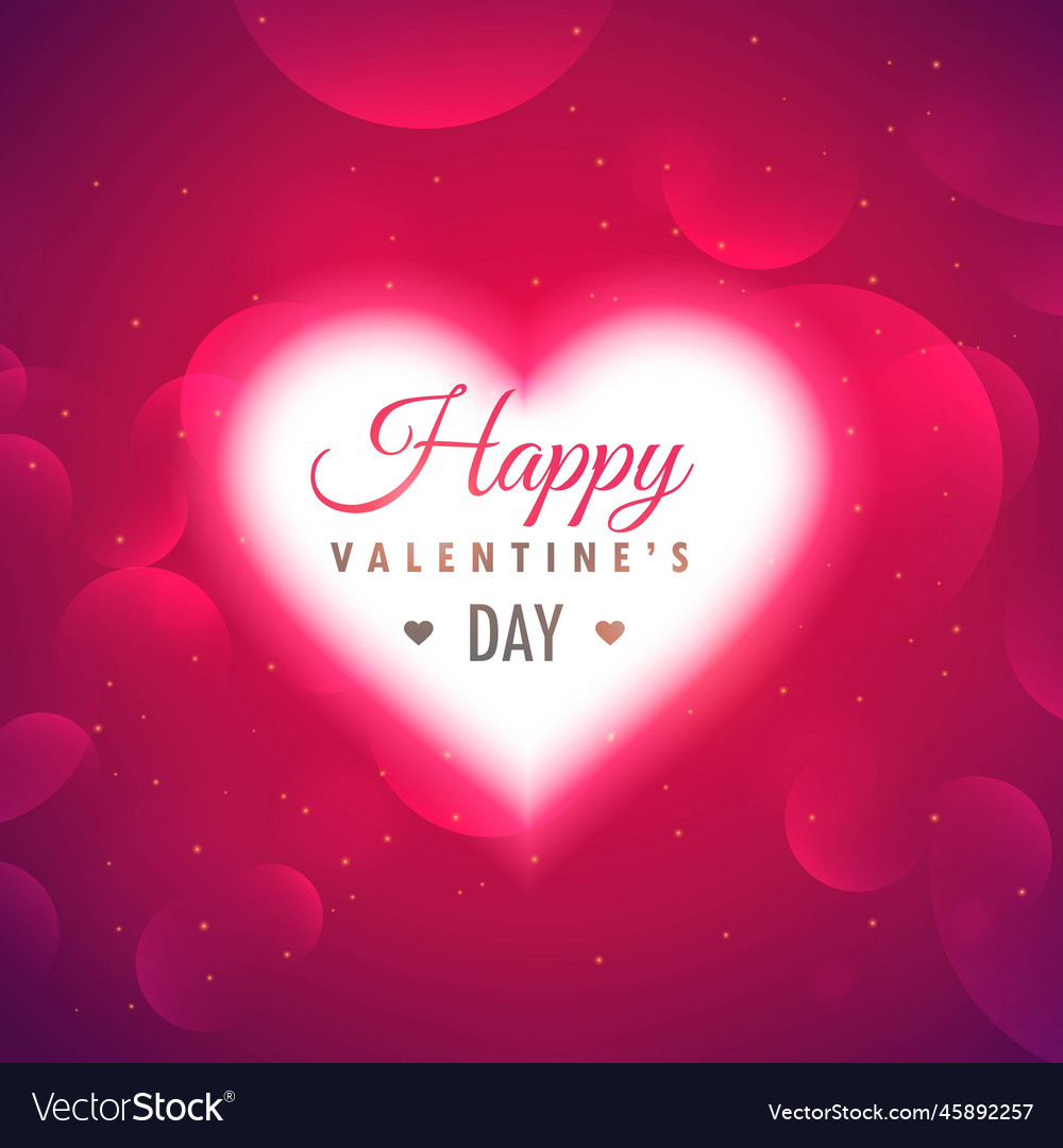 Beautiful hearts background for valentines day Vector Image