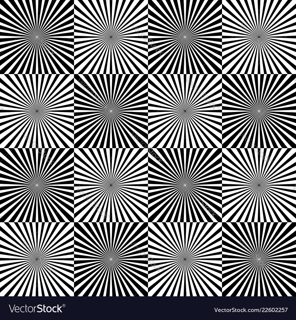 Repeatable monochrome pattern with mosaic Vector Image