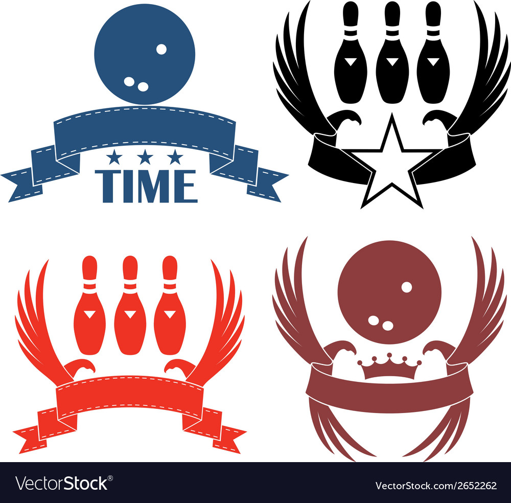 Bowling Royalty Free Vector Image - VectorStock