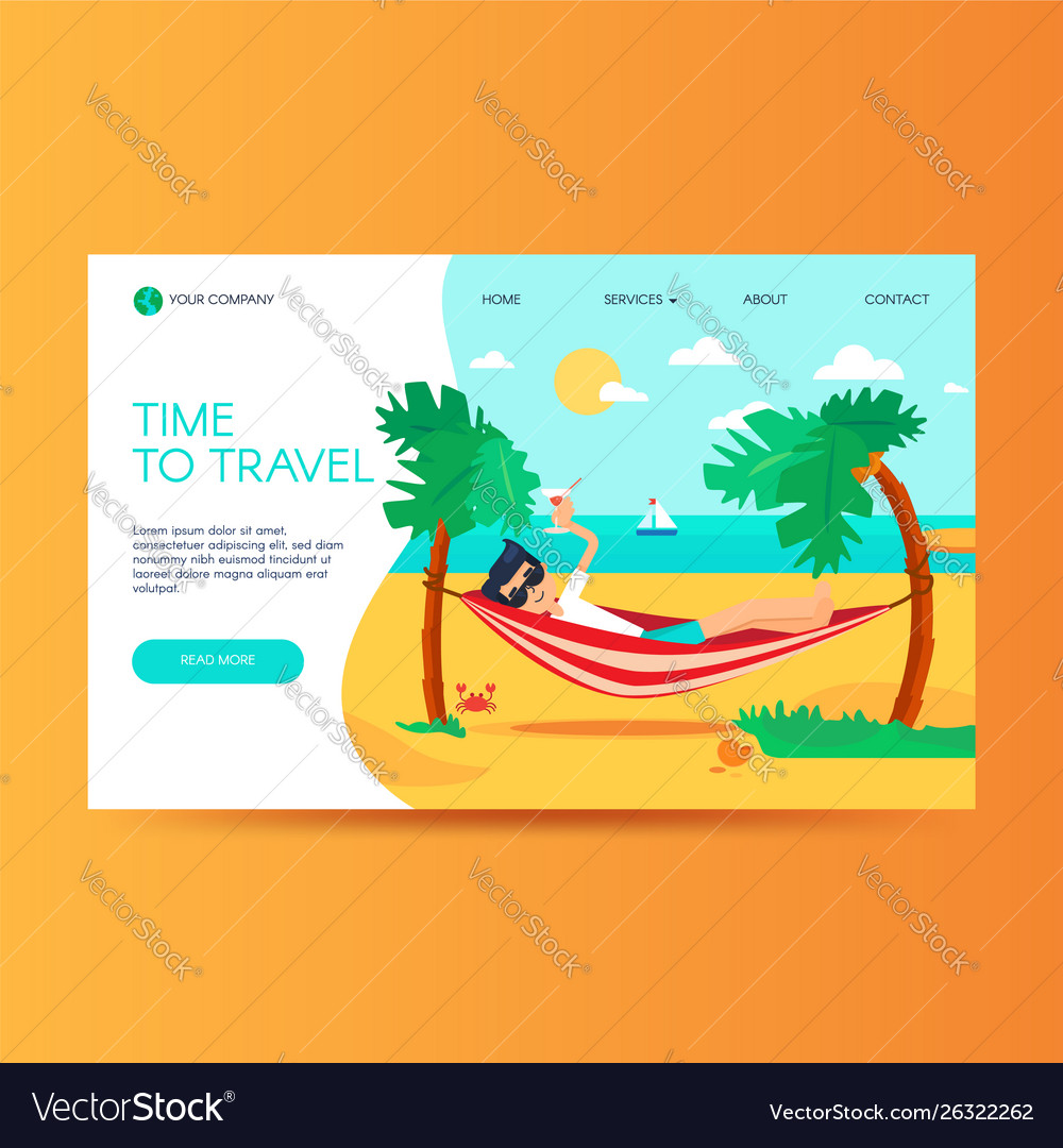 travel agency website homepage template travel agency template