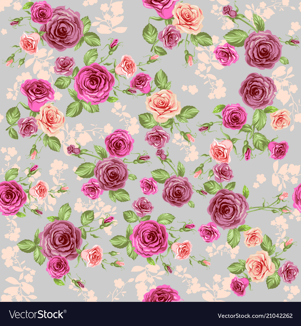 Vintage floral pattern