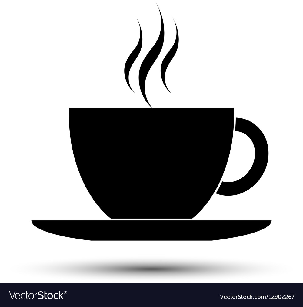 Download Black coffee cup icon Royalty Free Vector Image