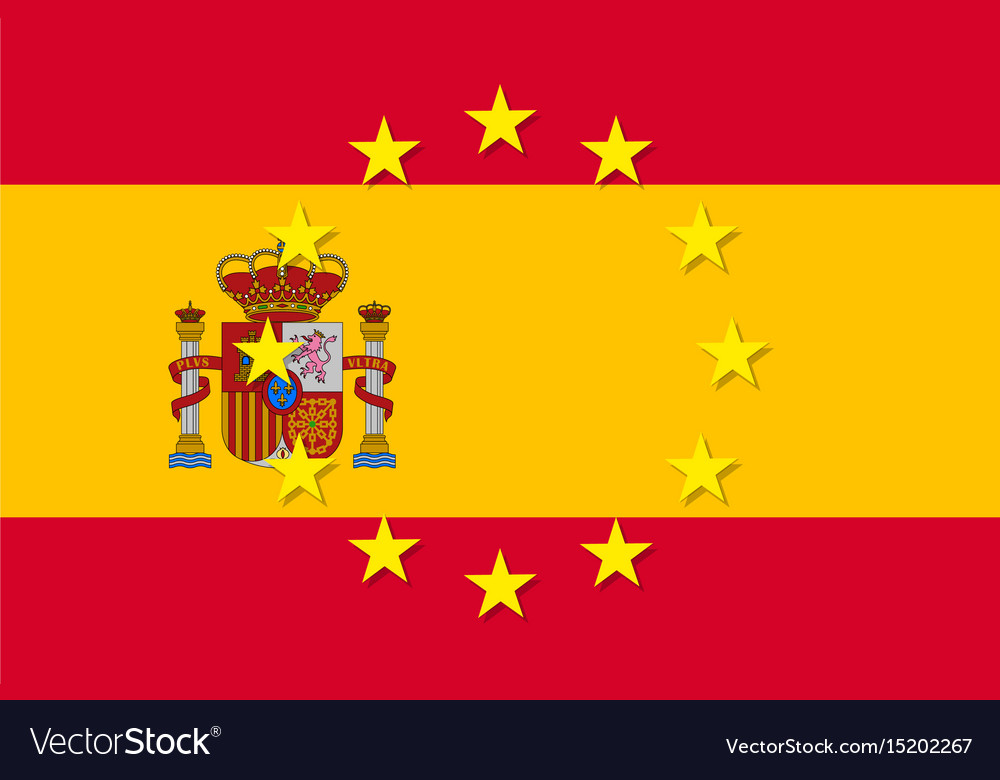 spain national flag with