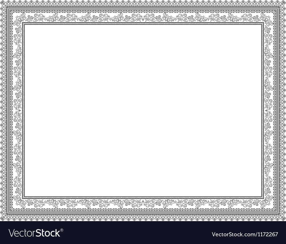 Vintage frame Royalty Free Vector Image - VectorStock