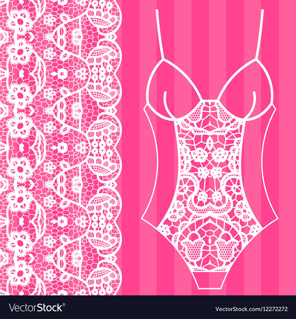 Body lingerie Royalty Free Vector Image - VectorStock