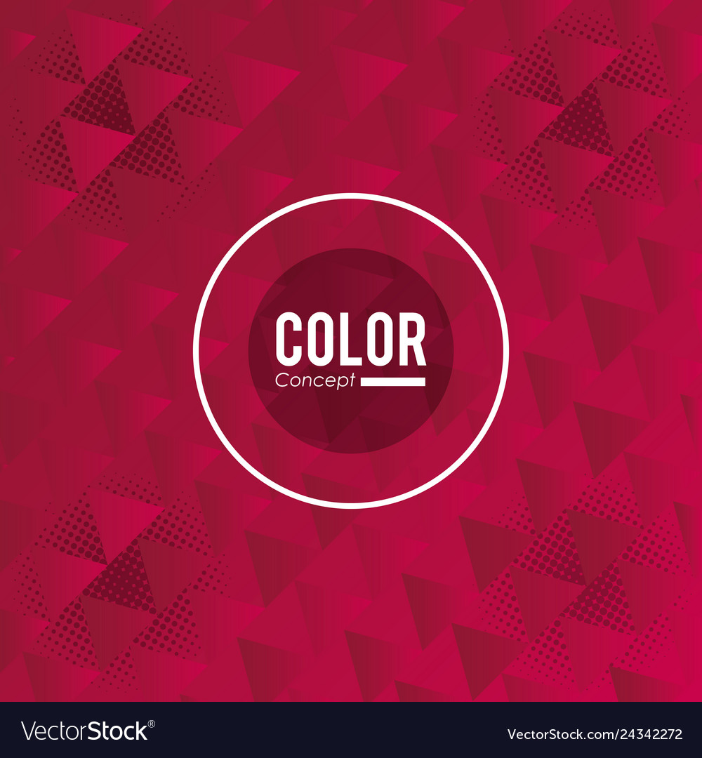 Color card concept Royalty Free Vector Image - VectorStock