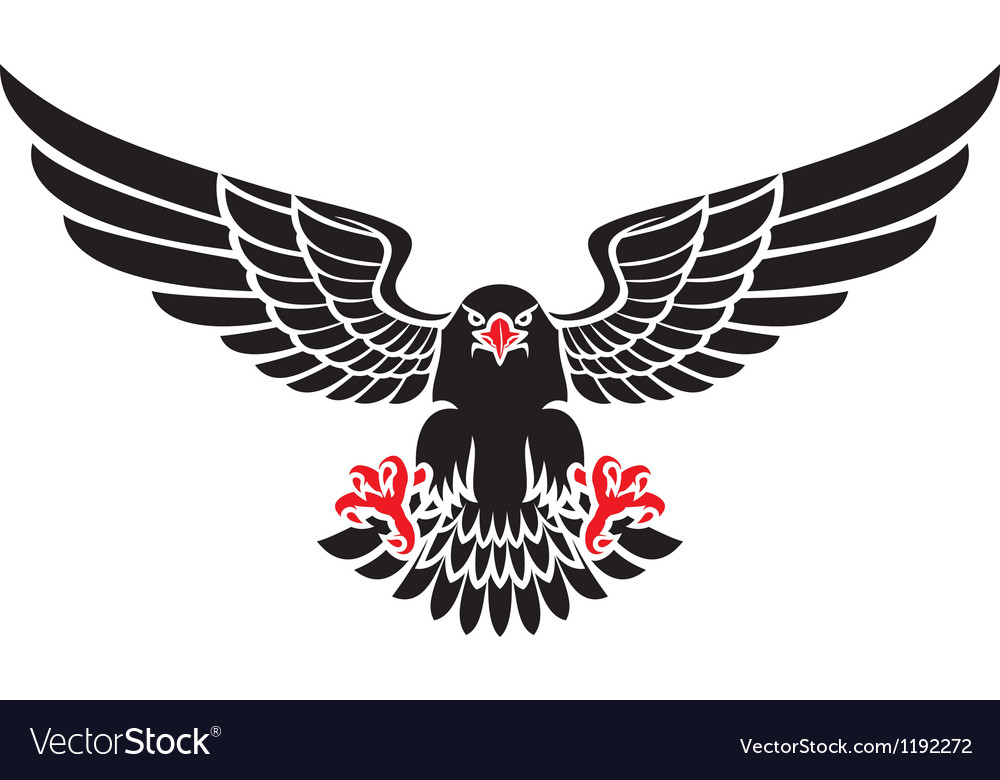 Iron eagle Royalty Free Vector Image - VectorStock