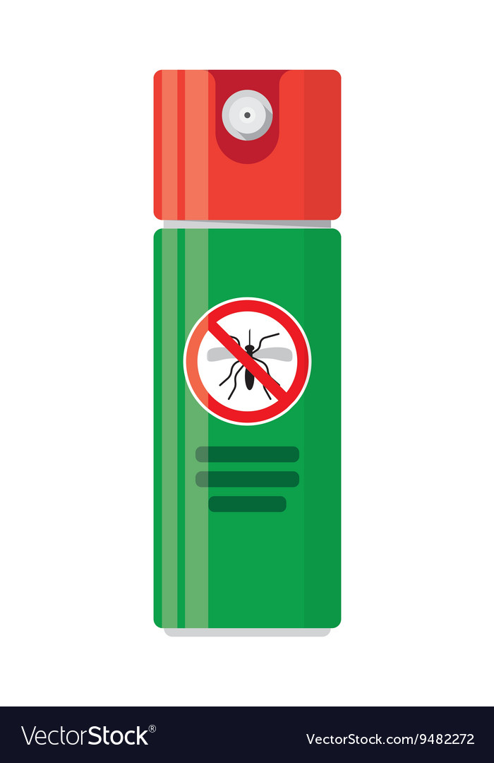 Repellent spray insect Royalty Free Vector Image