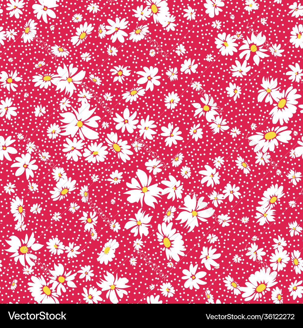 Seamless spring floral pattern 1 Royalty Free Vector Image