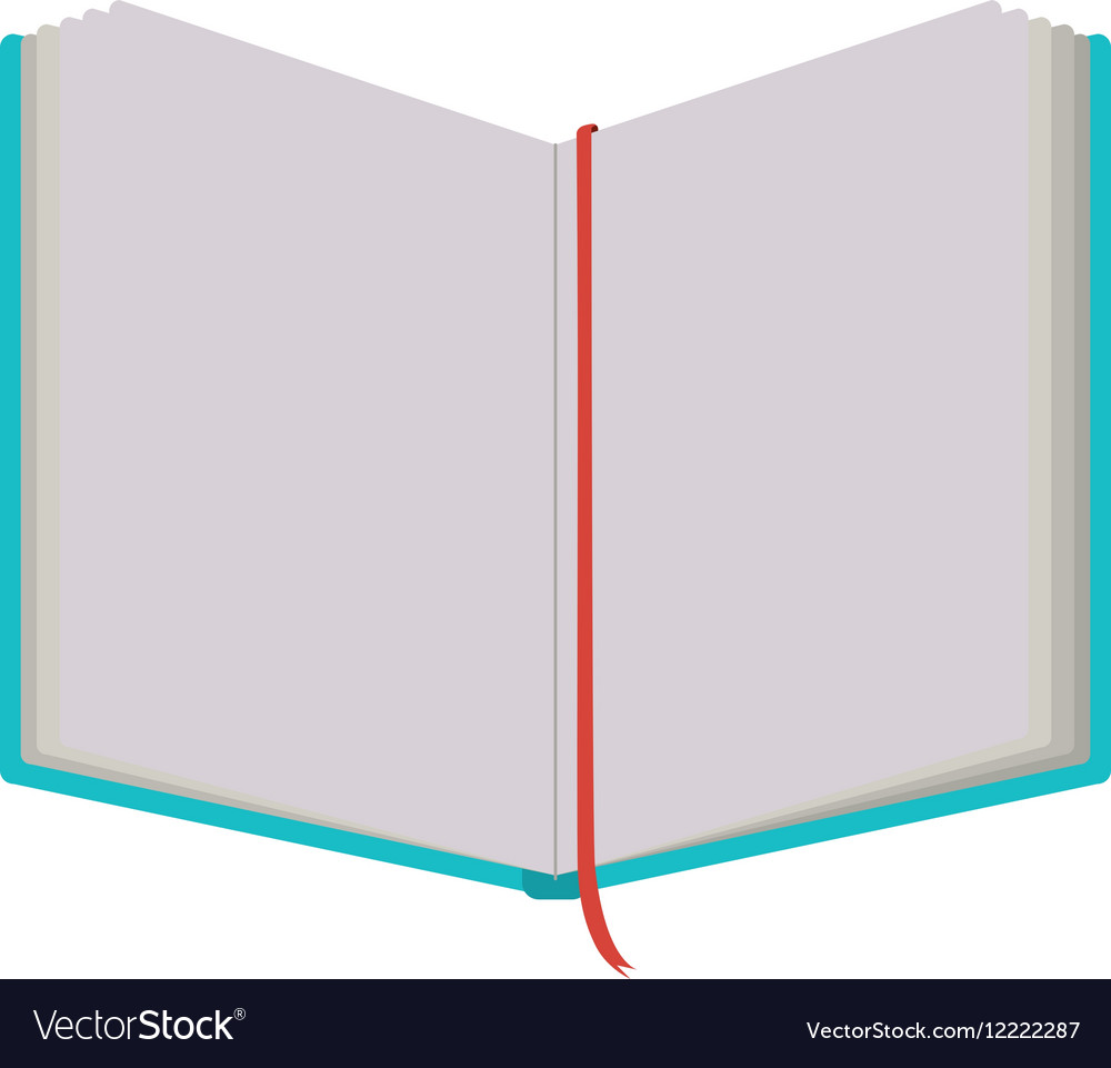 Isolated book design Royalty Free Vector Image