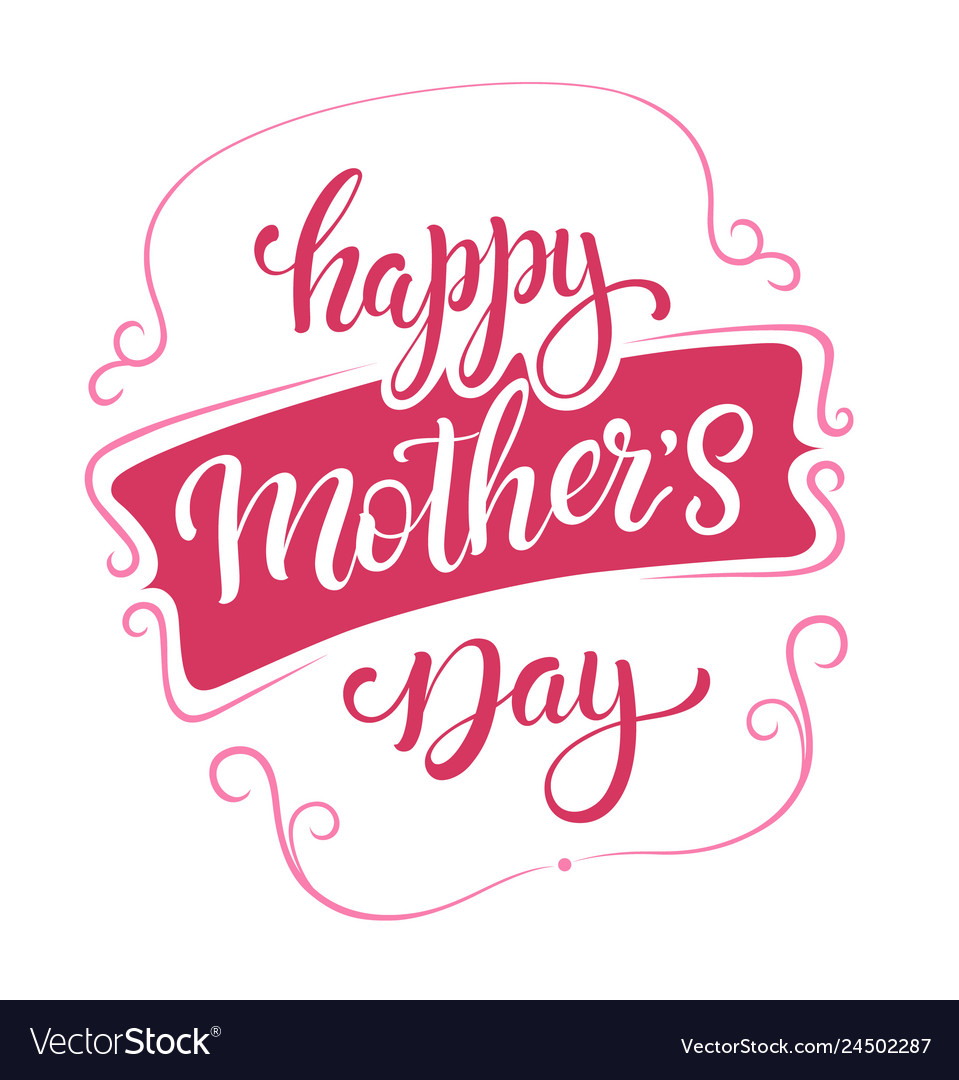 Mothers Day Badge Royalty Free Vector Image Vectorstock