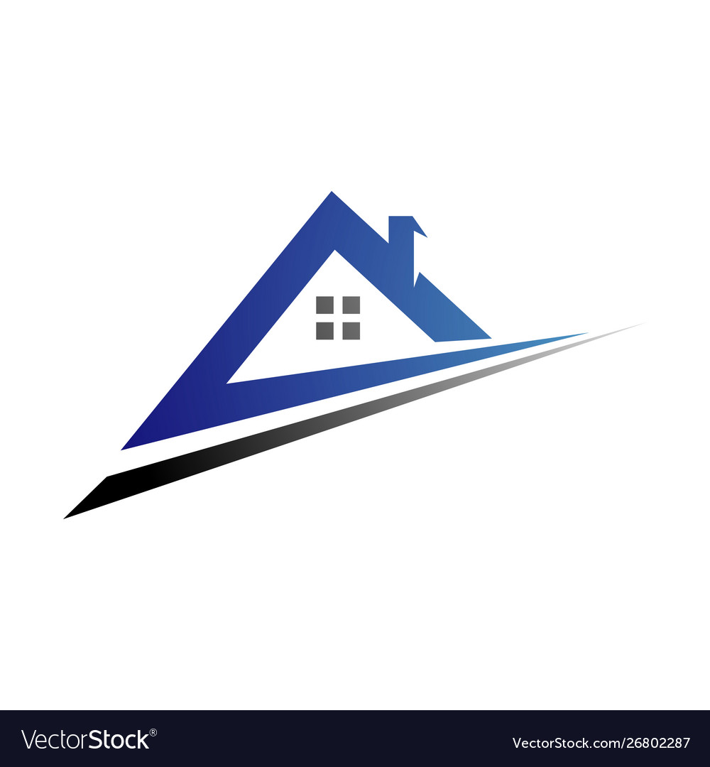 Property and construction logo design home Vector Image